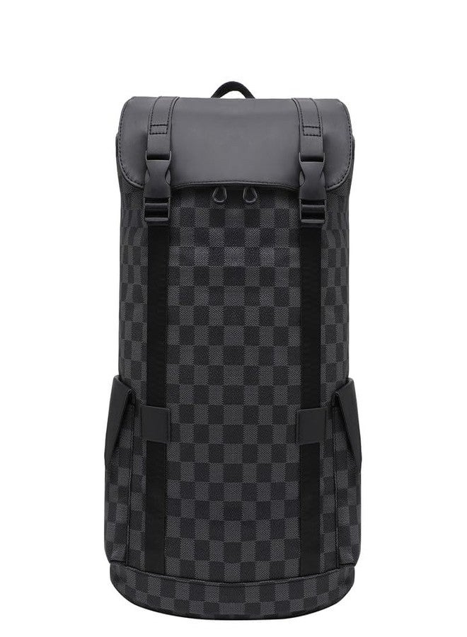 French Accent Men's The Metro Guide Backpack For Casual Wear | Onyx Black Colour | One-Size | Zipper Closure | 1 Handle | Non-Detachable Shoulder Straps | Backpack For Man And Boys - Image 1