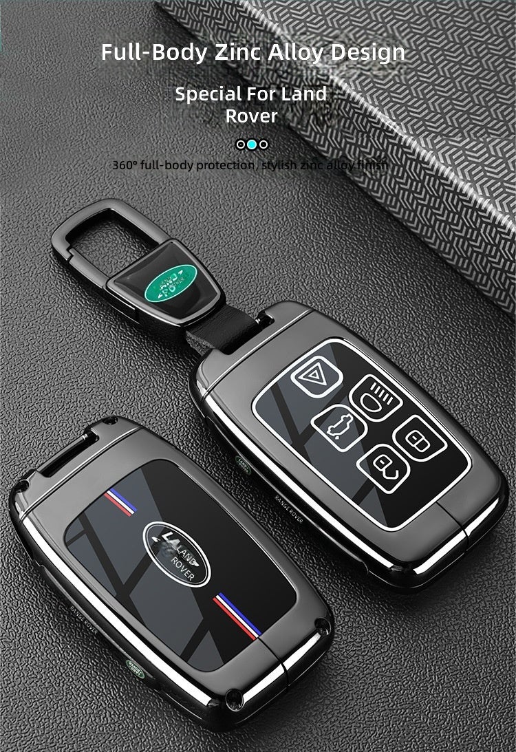 LAND ROVER Key Case Cover for Land Rover Discovery 5, Defender, and Range Rover Sport - Zinc Alloy Design - Image 4