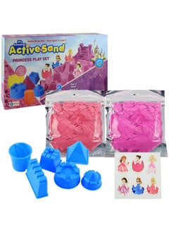 Ekta EKTA Active Sand Princess Play Set Non-Toxic Never Dries Out for Kids 3+ Years/Birthday Gifting Item for Toddlers- Multi Color  - Image 1