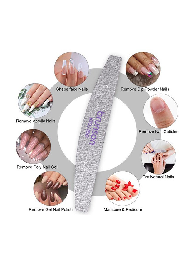 brunson مبرد أظافر احترافي، مجموعة أدوات فنية، قطعة واحدة في كل عبوة EB-321Z-1 - Image 2