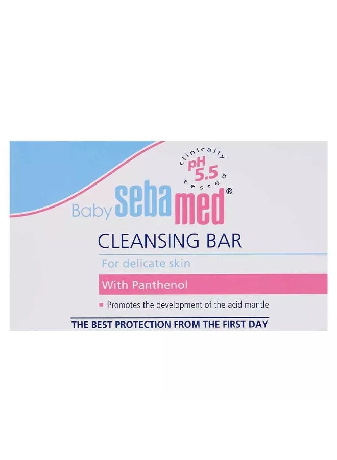 Sebamed Baby Cleansing Bar, 100% Soap Free, Mild Body Cleansing Bar, 100 Gm - Image 1