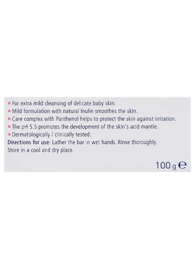 Sebamed Baby Cleansing Bar, 100% Soap Free, Mild Body Cleansing Bar, 100 Gm - Image 2