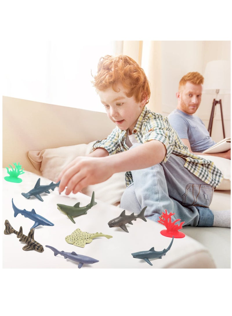 Excefore Toys Ocean Sea Animal, Mini Ocean Sea Animals Figure Creatures in Tube 15 pcs Set | Realistic Tiny Little Animals for Sensory Bin, Birthday Party Favor, Toddler 3-5 (Ocean Sea Animals)  - Image 5