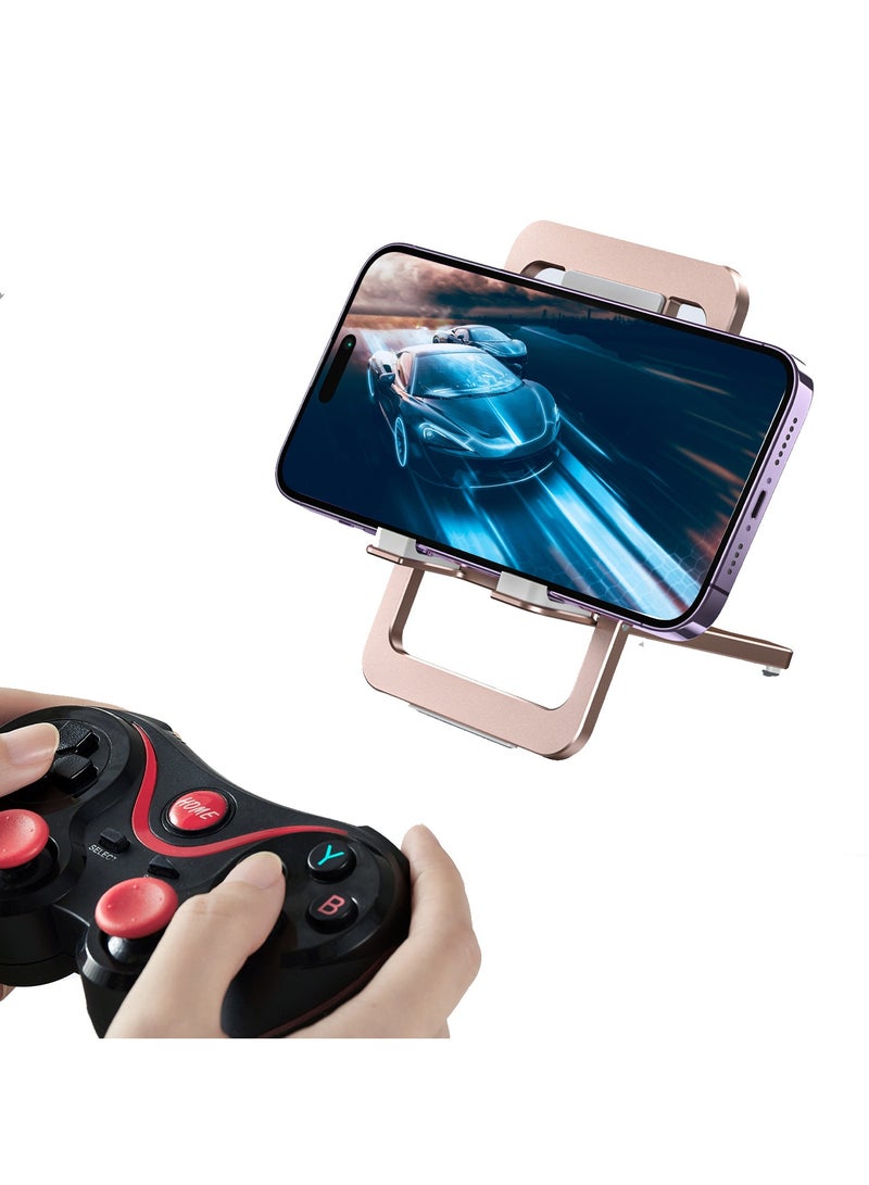 LEVELO Airlift Aluminum Foldable Phone Stand / Durable & Secure / Lightweight and Portable Phone Holder - Pink  - Image 4