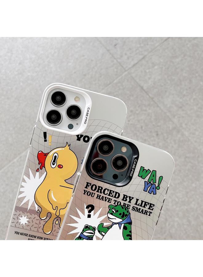 S-TOP Case For iPhone 14 Electroplated Silver Series PC Protective Phone Case - Image 3