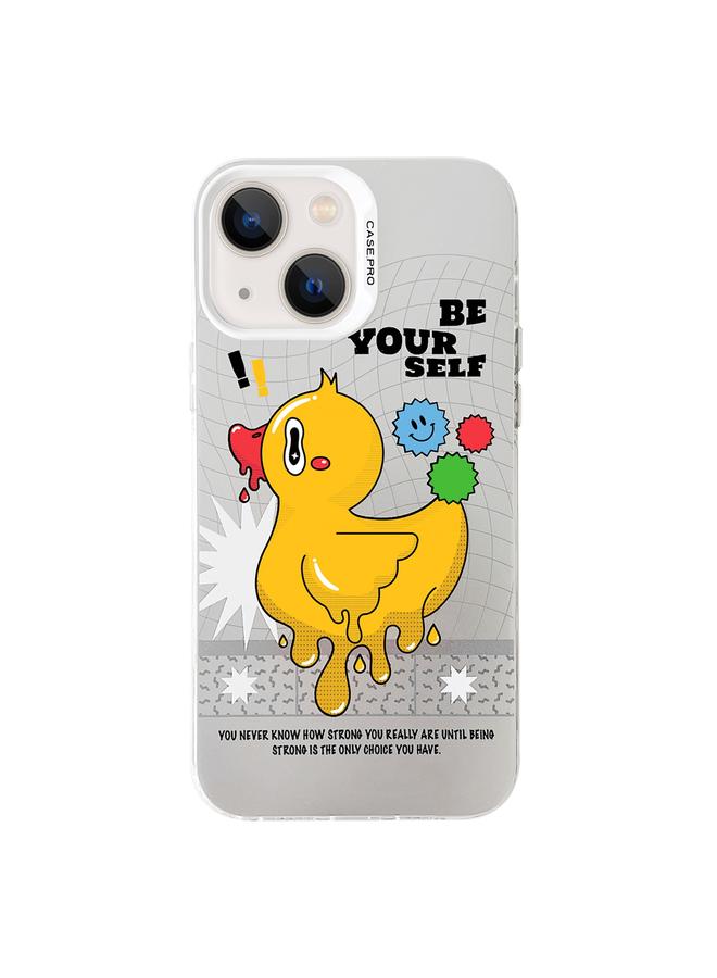 S-TOP Case For iPhone 14 Electroplated Silver Series PC Protective Phone Case - Image 1