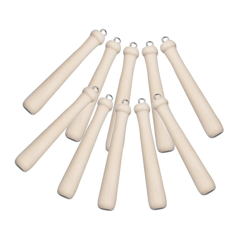 Mini Baseball Bat Pendant Keychain Charms 5 Pack Foam Accessory Supplies - Image 5