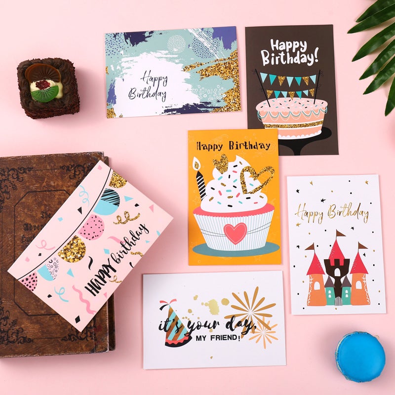 36 Different Birthday Cards Christmas Creative High Sense Ins Wind Children'S Blessing Thank You Card Invitation Card - Image 5