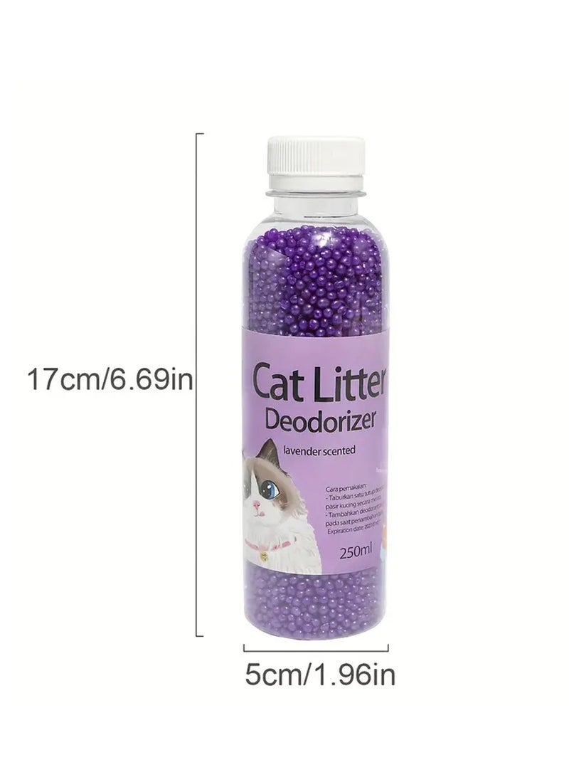 Generic Cat Litter Deodorant Beads, Kitten Toilet Artifact, Pet Odor Activated Carbon Absorbs Kitty Sand Stink Cleaning Supplies 250ml  - Image 2