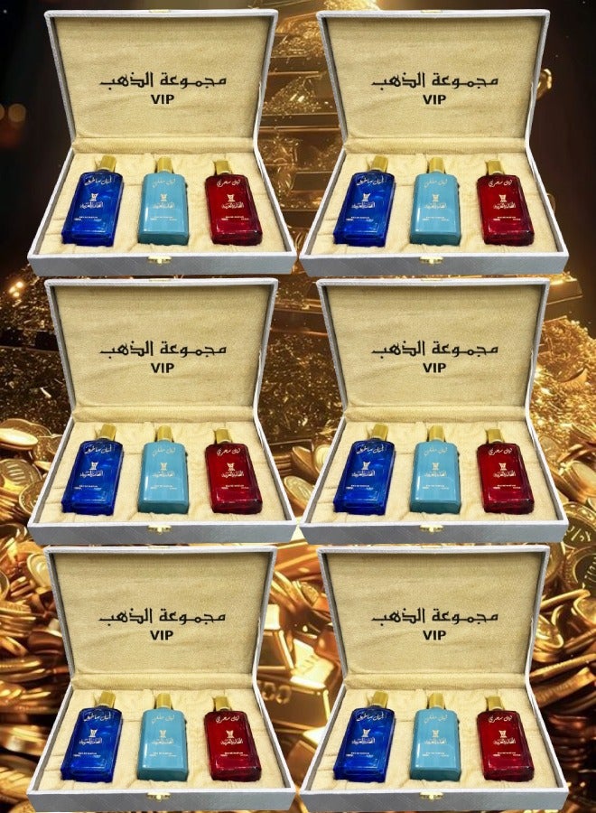 في آي بي 6 قطع عطر مجموعة الذهب في اي بي 100 مل