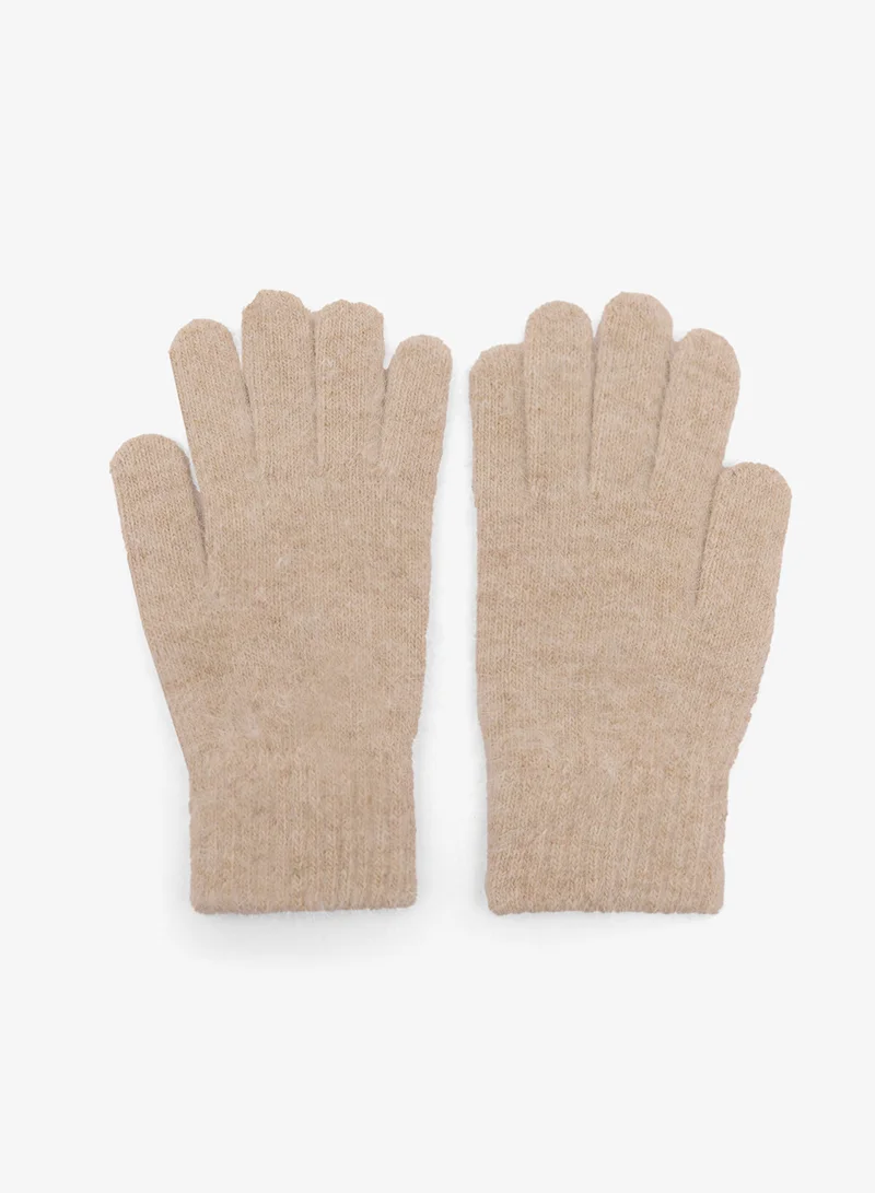 Ginger Touchscreen Knitted Gloves