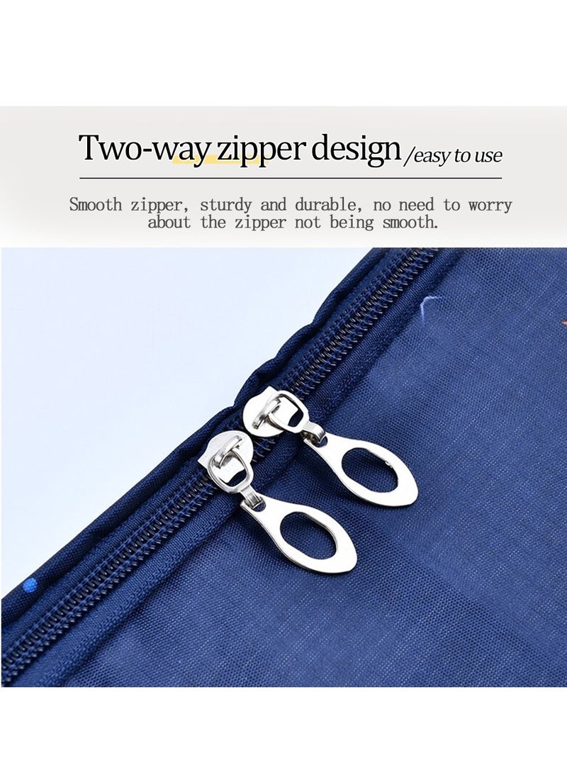 Generic Large Capacity Clothing Storage Bags, Oxford Travel Moving Bags, Waterproof and Tear-proof, Suitable for Storing Quilts, Blankets, Sheets, Bedding  - Image 4