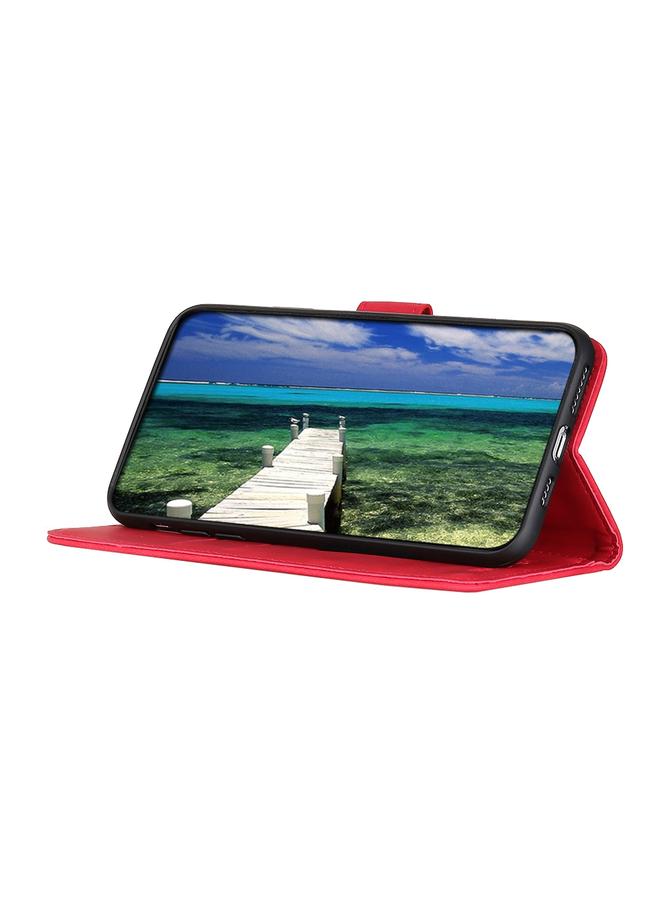 S-TOP Case For iPhone 14 Plus KHAZNEH Retro Texture Leather Phone Case - Image 5