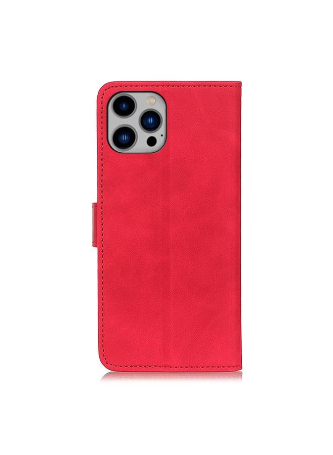 S-TOP Case For iPhone 14 Plus KHAZNEH Retro Texture Leather Phone Case - Image 3
