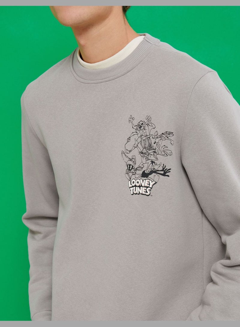 KOTON Looney Tunes Sweatshirt Licensed Printed - Image 5
