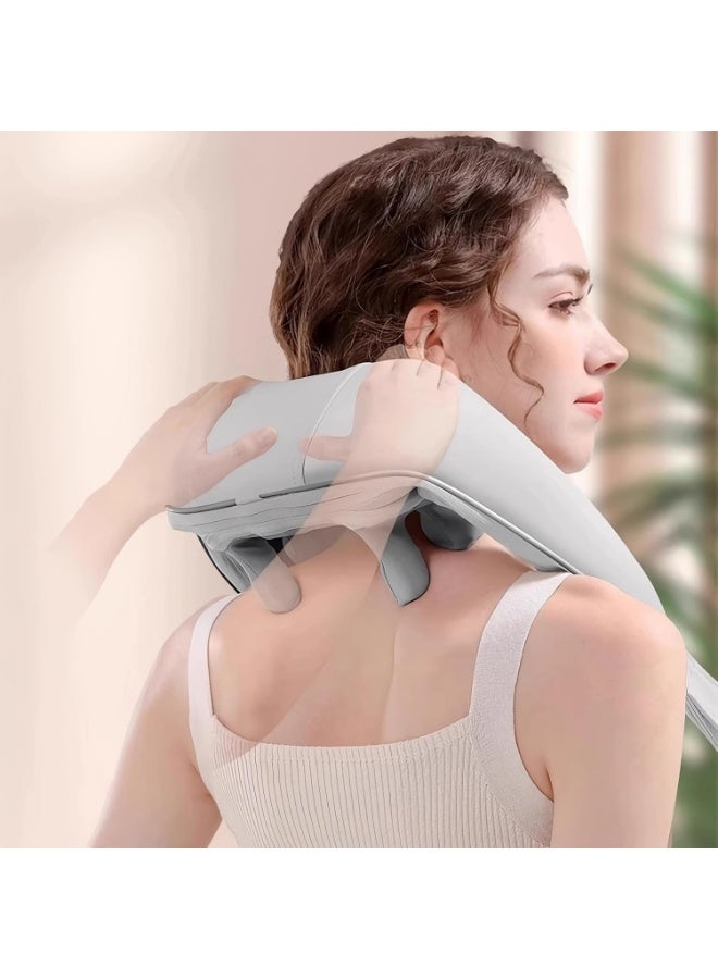 Maxtop Portable massager with heat to relieve neck pain, hot massager for neck, shoulders and muscles, suitable for massage. - Image 3