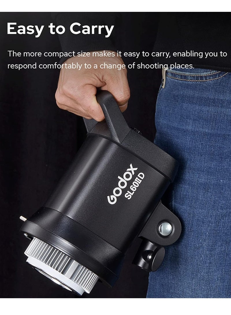 Godox SL60IID 5600K LED Video Light Max.70W with Stronger Output,Connecting to The app via Bluetooth,CRI 96+ TLCI 97+,Bowens Mount Feel Free to Create Diverse Light Effects - Image 4