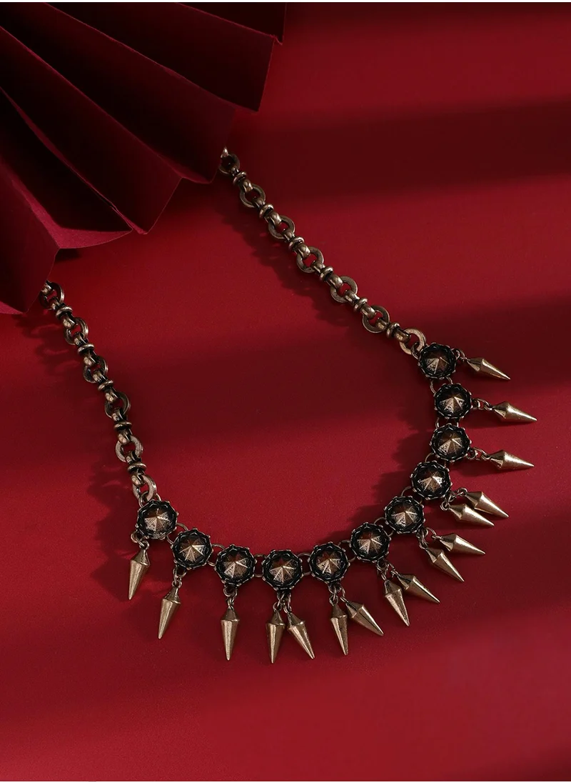 SOHI Designer Statement Stone Necklace