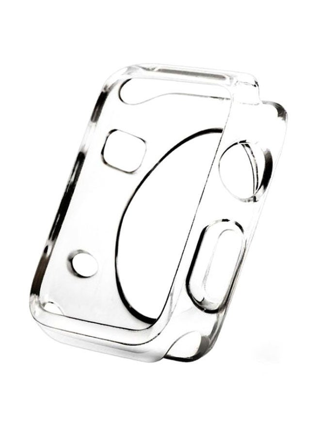 NIBEMINENT Protective Case Cover For Apple Watch Series 3 42 mm Clear 