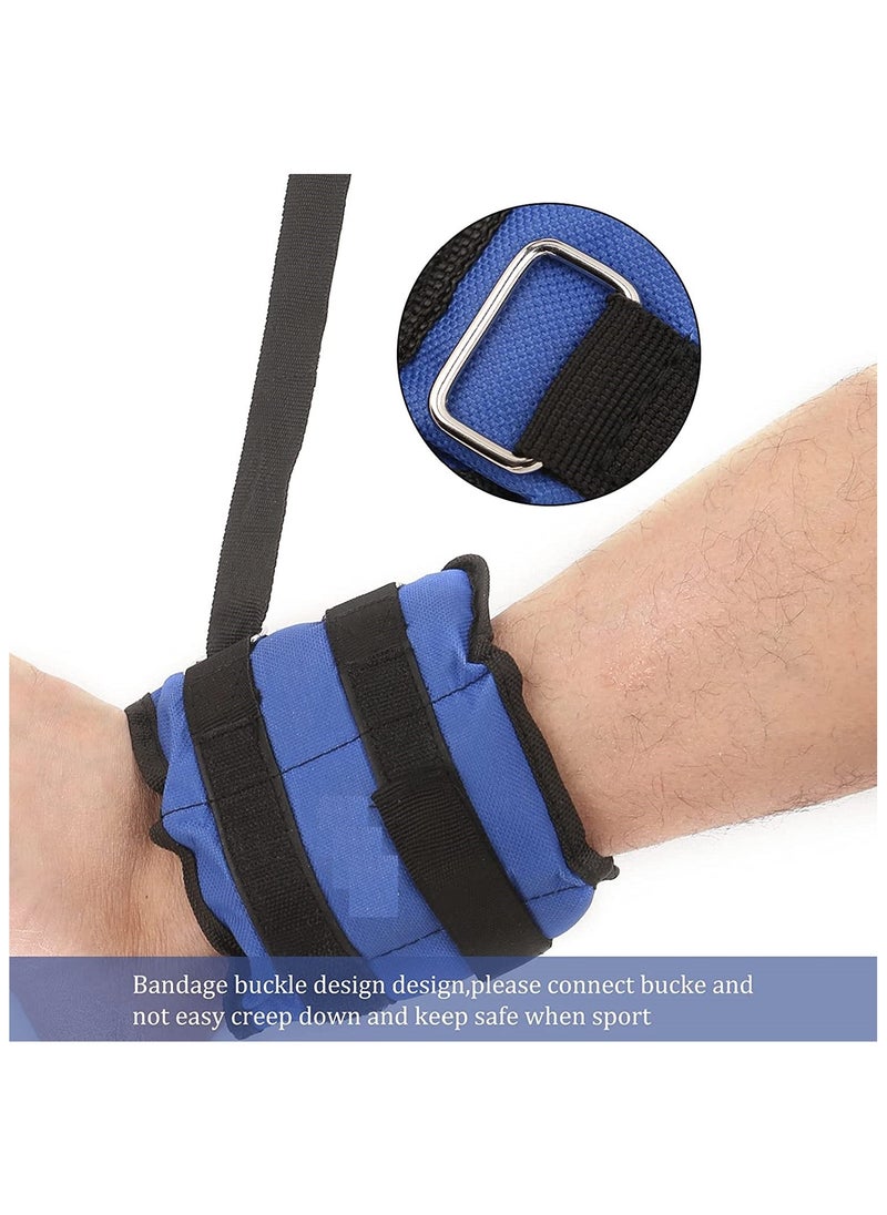 UFIT - Double Ankle & Wrist Sand Weights With Carry Bag, Blue 2KG (1KG×2PCS) - Image 1