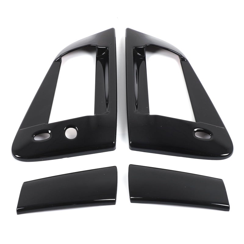 Daeiclru Car Exterior Door Handle Cover Trim Compatible with Nissan 370Z 20092020 ABS Carbon Fiber Style Side Door Handle Protector Cover AntiScratch Decoration Accessories Glossy Black - Image 2
