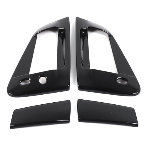 Daeiclru Car Exterior Door Handle Cover Trim Compatible with Nissan 370Z 20092020 ABS Carbon Fiber Style Side Door Handle Protector Cover AntiScratch Decoration Accessories Glossy Black - Image 1
