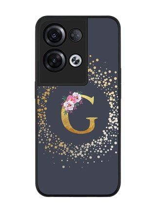 Rugged Black edge case for Oppo Reno8 Pro Slim fit Soft Case Flexible Rubber Edges TPU Gel Thin Cover - Custom Monogram Initial Letter Floral Pattern Alphabet - G (Grey) - pzsku/ZBB786C9DB98AB149444EZ/45/_/1673889422/f8806aba-900f-4b31-bb2f-e00d8ca8af5d