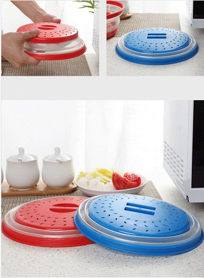 JYYHSF Small Collapsible Microwave Splatter Cover, Microwave Plate Cover With Steam Vent(8.5 IN,gray) - Image 4