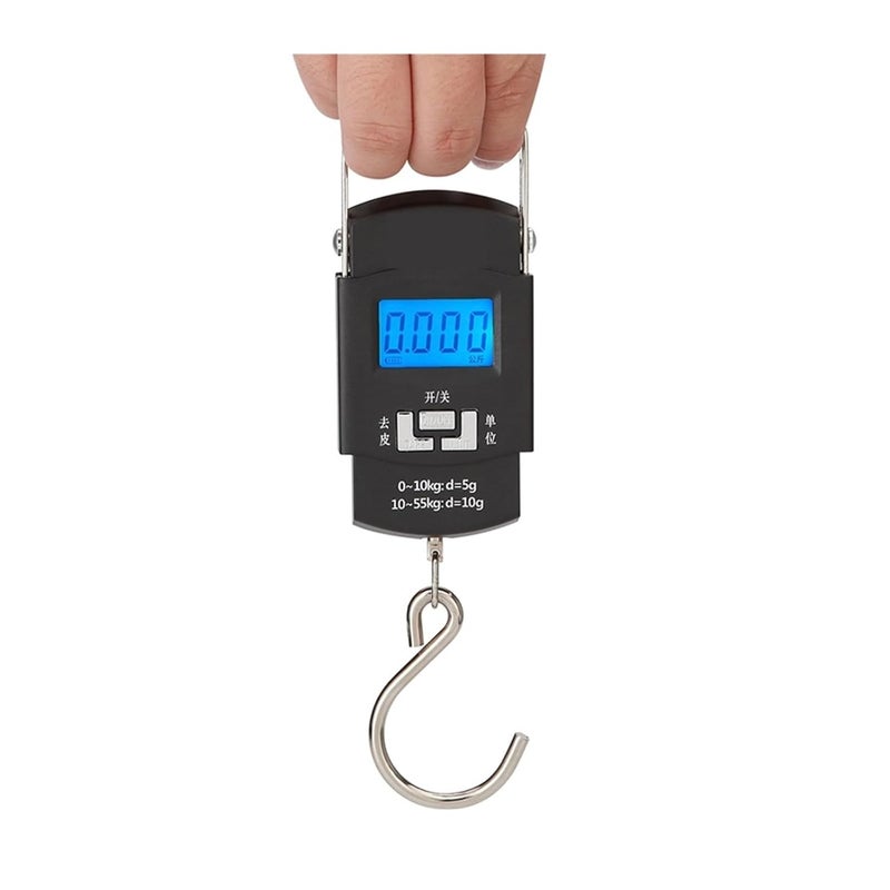 Digital Load Cell Weight Sensor, 50KG 10g USB Charging Electronic Digital Scale Hanging Hook Fishing Travel Double Precision Luggage Weight Scale Balance Scales for DIY Electronic Kitchen Scale Kit - Image 1
