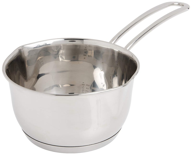 Küchenprofi Stainless Steel Saucepan with Clad Bottom, 16-Ounce,Silver - Image 4