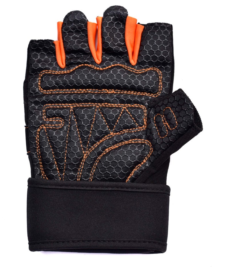 IRIS Half Finger Gloves - Gel Pad Anti-Slip Breathable Gloves For Riding, Cycling, Weight Lifting, Climbing & Tracking - Image 5