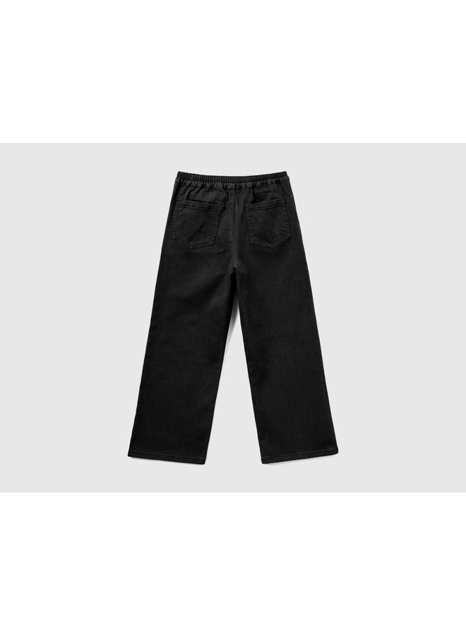 UNITED COLORS OF BENETTON High-Waisted Straight Fit Trousers  - Image 2