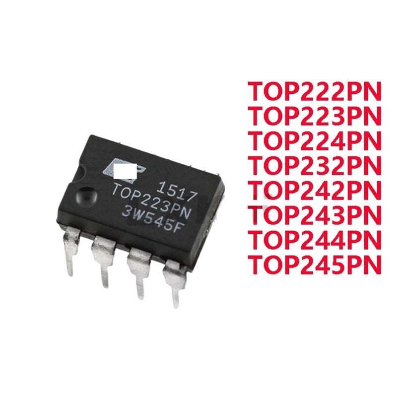 TOP244PN DIP شريحة طاقة 10 قطع تتضمن TOP222PN TOP223PN TOP224PN TOP232PN TOP242PN TOP243PN TOP245PN - Image 3