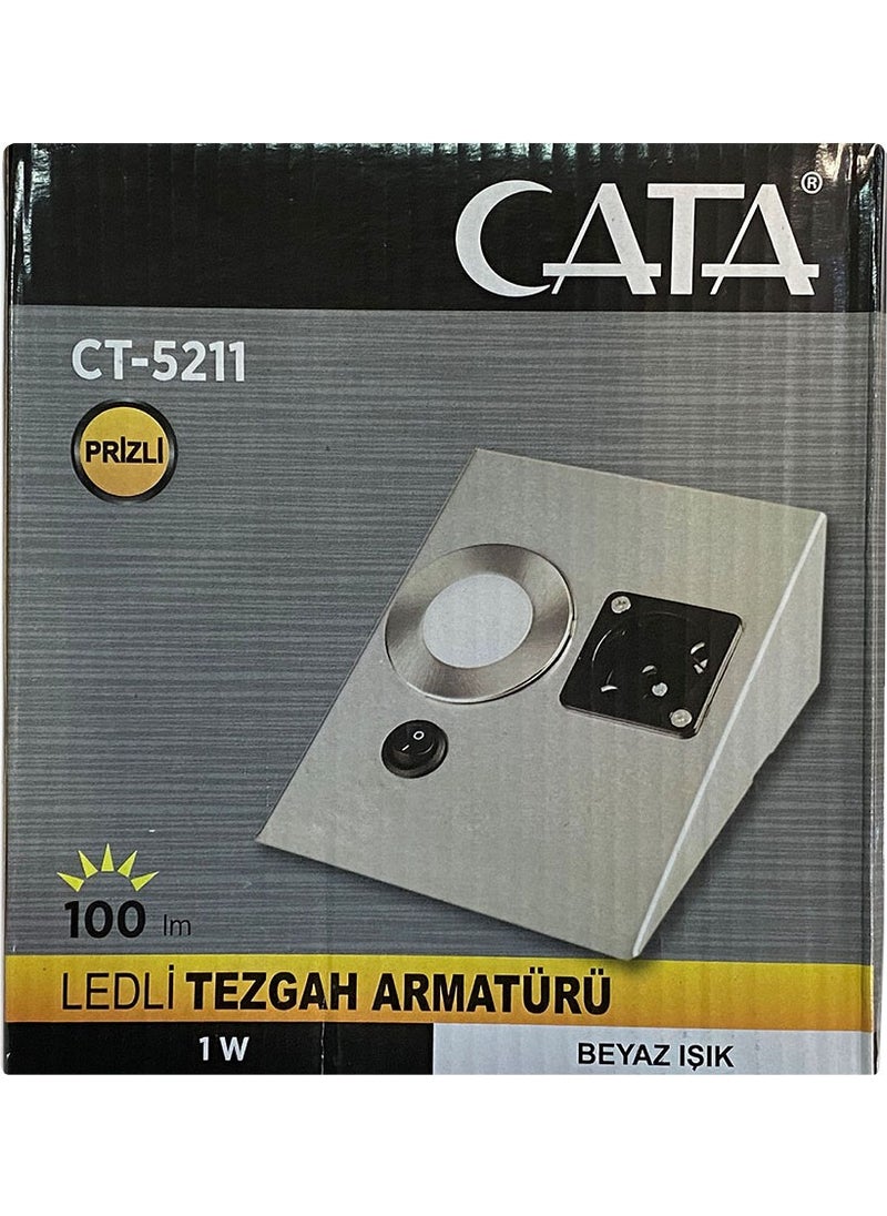 CATA CT-5211 1W Countertop Luminaire 6400K White Light  - Image 2