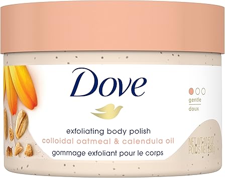 Dove Colloidal Oatmeal Calendula Oil Gentle Exfoliating Body Polish - Image 1