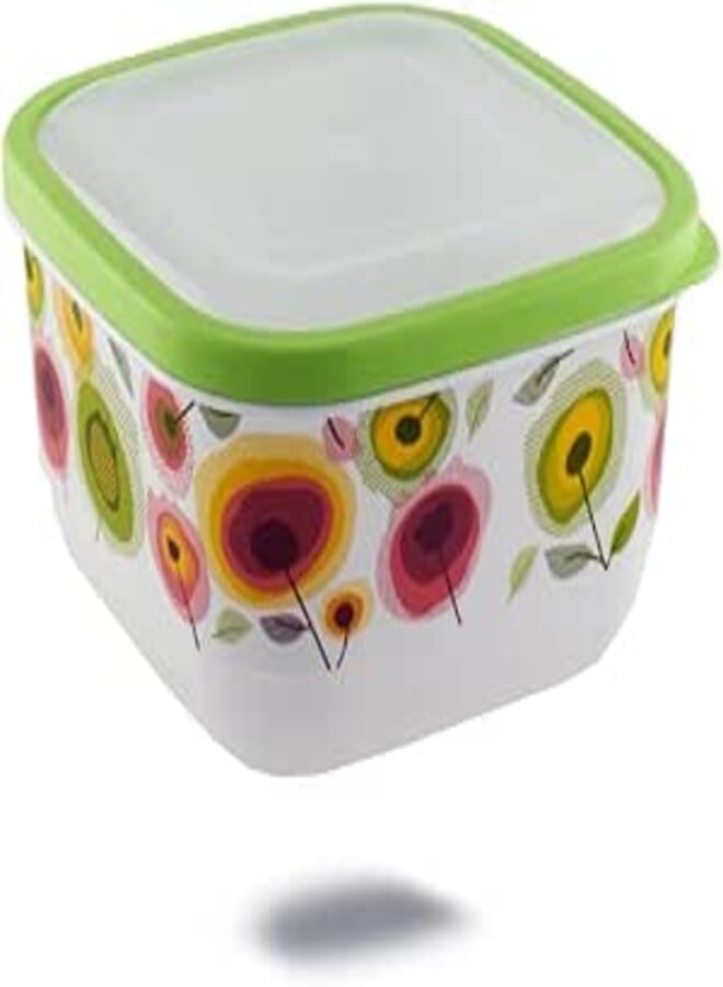 Ucsan Plastic Square Matte Trendy Container 3.6 Liters | Made in Turkey | 903