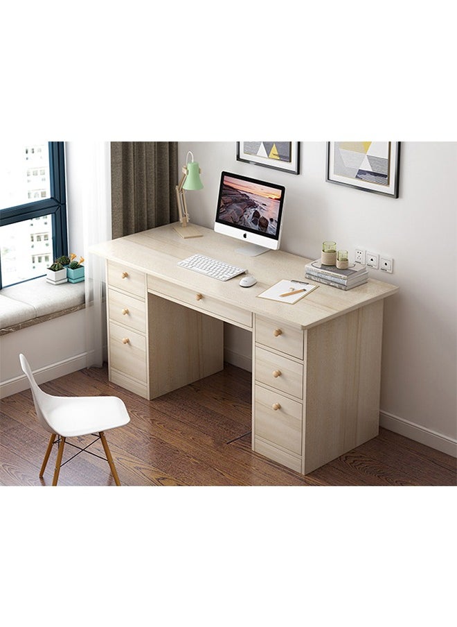 CityRiya-Long - Computer Desk 120CM Office Desk Modern Study Table Office Table Computer Writing Table Desk Executive Desk for Computer and Work  Laptop PC Table Simple Assembly for Bedroom Home Office - Image 1