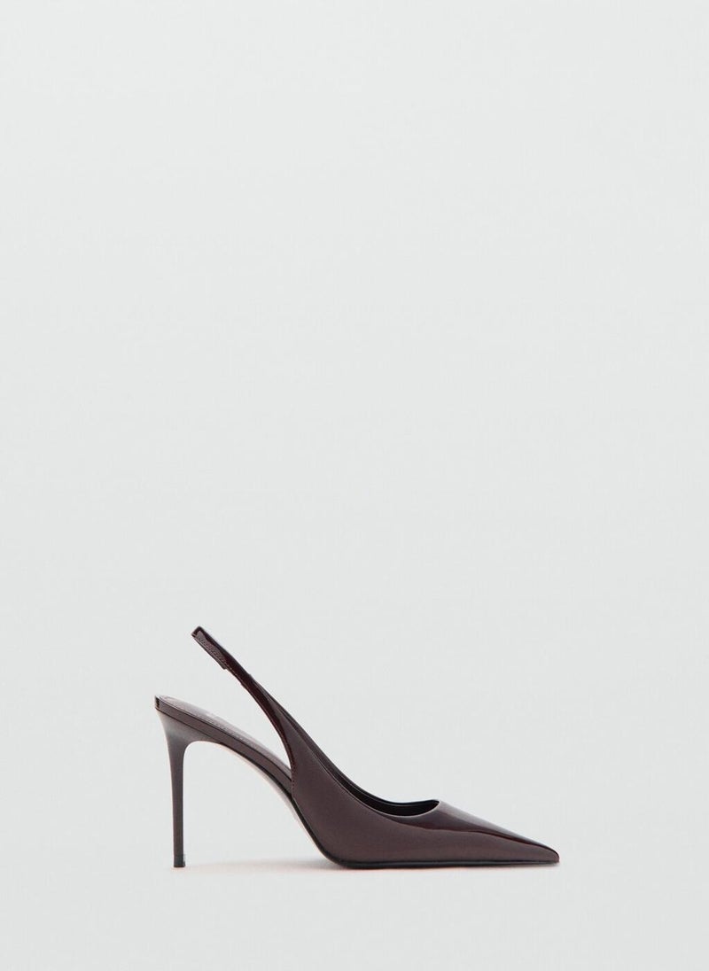 MANGO Patent leather heel shoes - Image 1