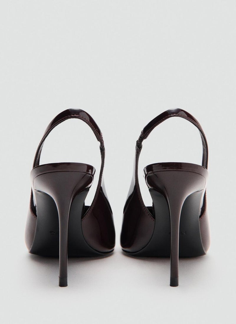 MANGO Patent leather heel shoes - Image 2