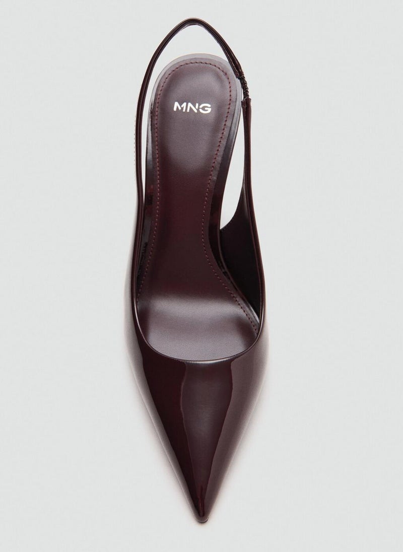 MANGO Patent leather heel shoes - Image 4