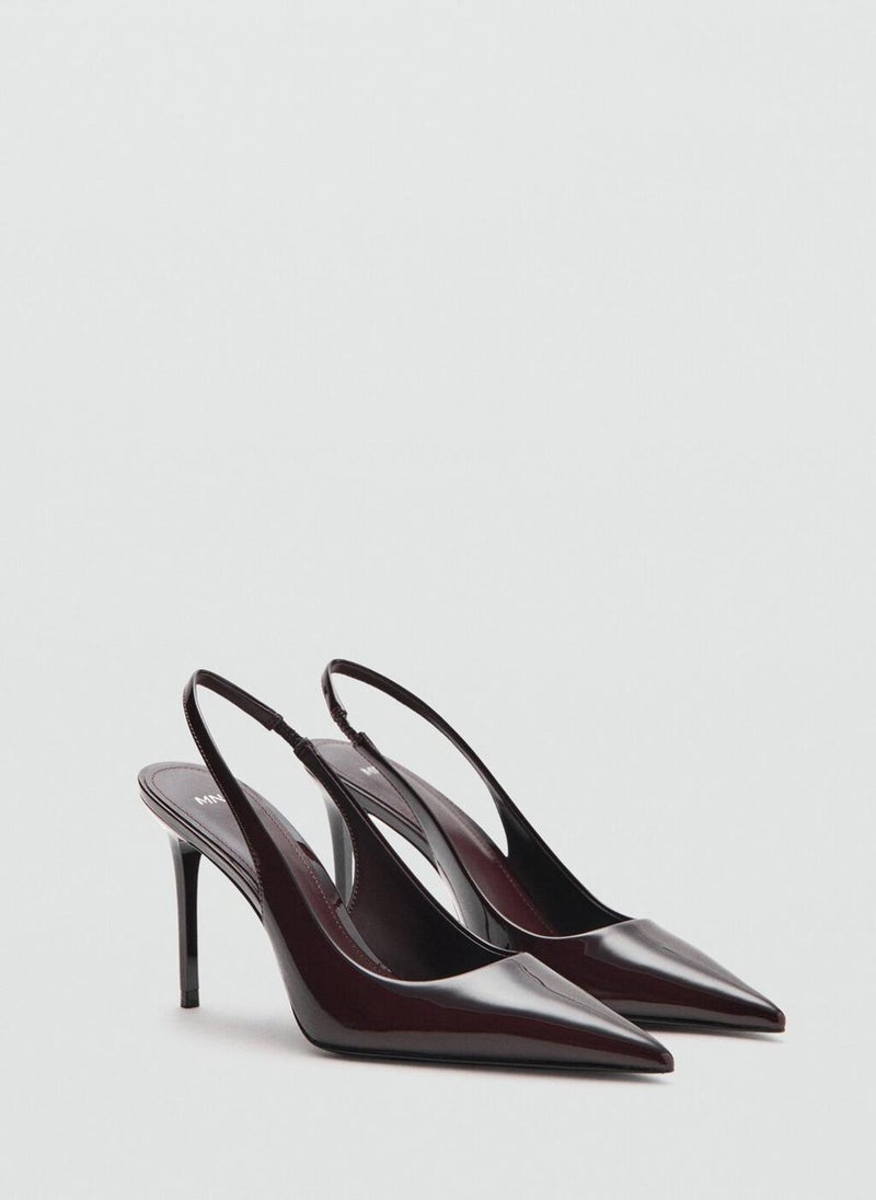 MANGO Patent leather heel shoes - Image 3
