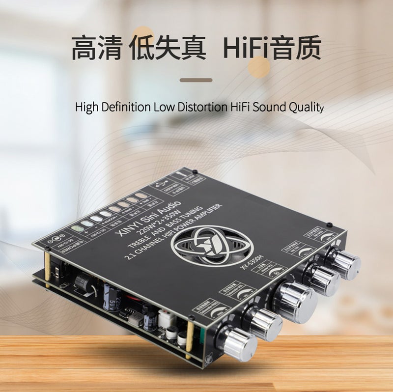 2.1 Channel Tpa3251 Bluetooth Amplifier Board High Bass Subwoofer 220W * 2+350W Xy-S350H - Image 3