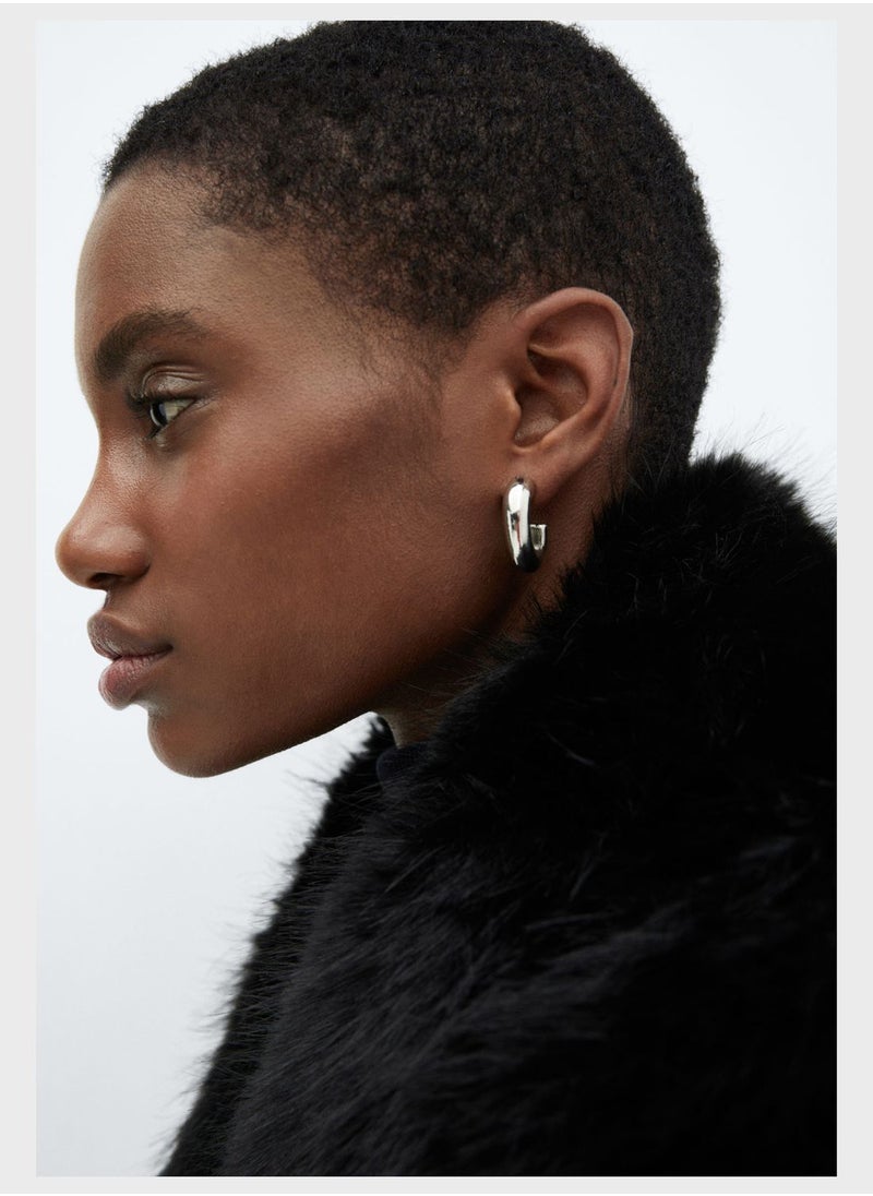 MANGO - Knot Detail Long Line Coat - Image 1