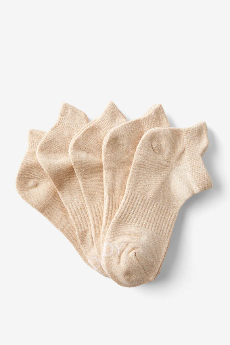 Body Body 5Pk Ankle Sport Sock