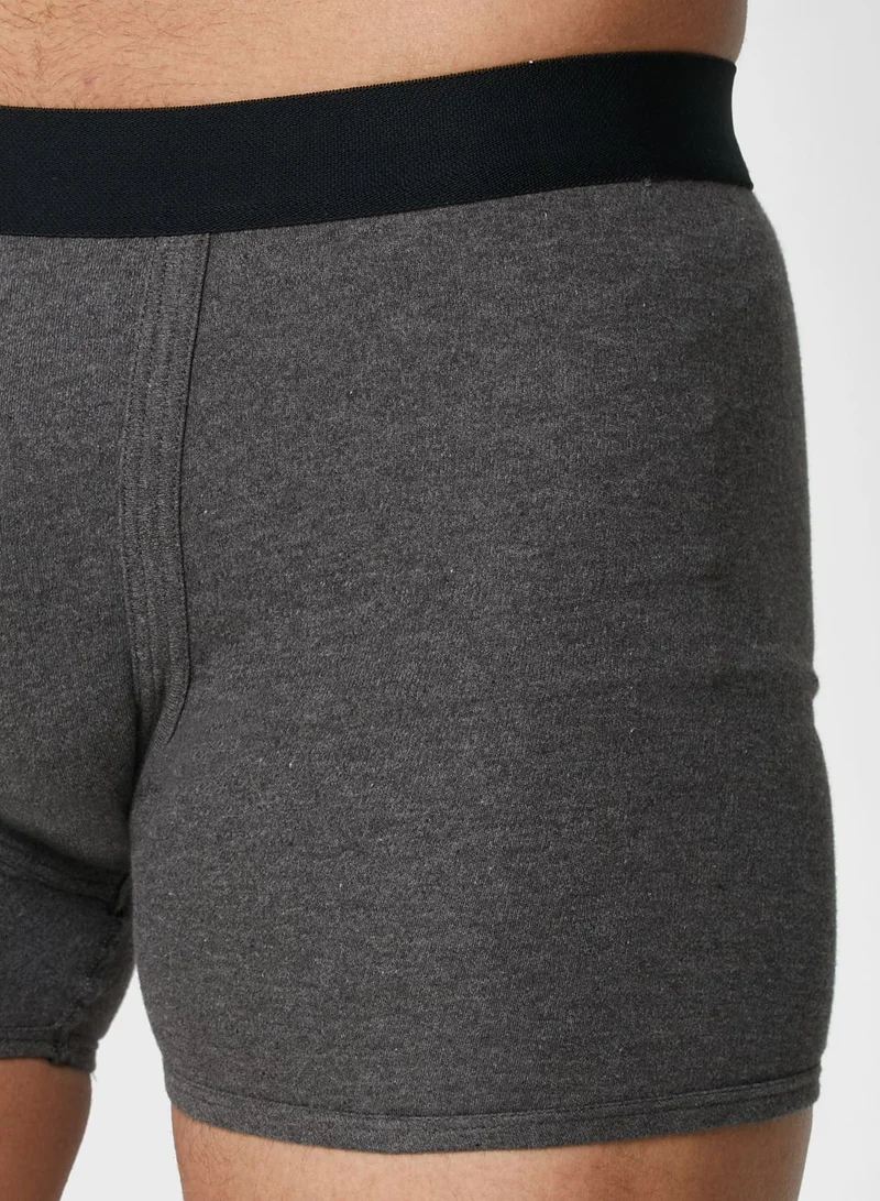Seventy Five Basics 2 Pack Contrast Band Trunks With Antibacterial Finish