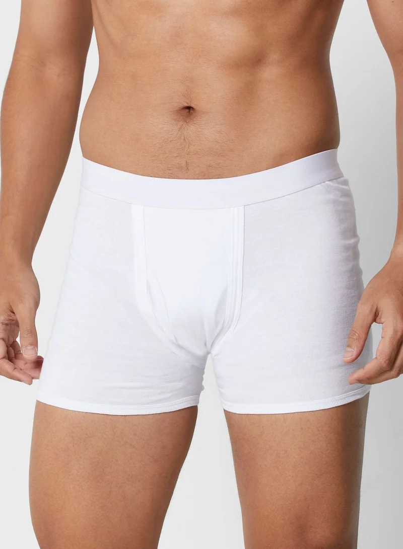 Seventy Five Basics 2 Pack Contrast Band Trunks With Antibacterial Finish
