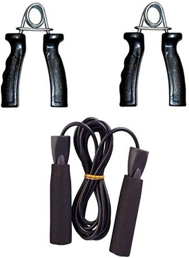 PSE Priya Sports Home Gym Combo with Skipping Rope & 1 Pair PVC Hand Gripper - Image 1
