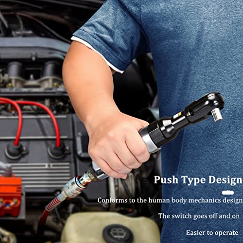 BORNTUN Air Ratchet Wrench 1/2 Inch Inch Pneumatic Impact Spanner Heavy Duty Torque Drive (1/2 Inch) - Image 3