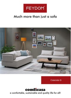 COMFICASA FEYDOM Cascais G Alure Middle Grey : Multifunctional sofa bed  - Image 5