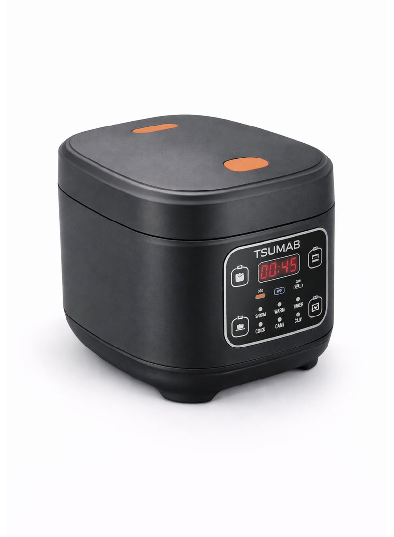 TSUMAB Smart Digital Rice Cooker & Multi-Purpose Electric Cooking Pot – Compact, Fast & Even Heating - Image 1
